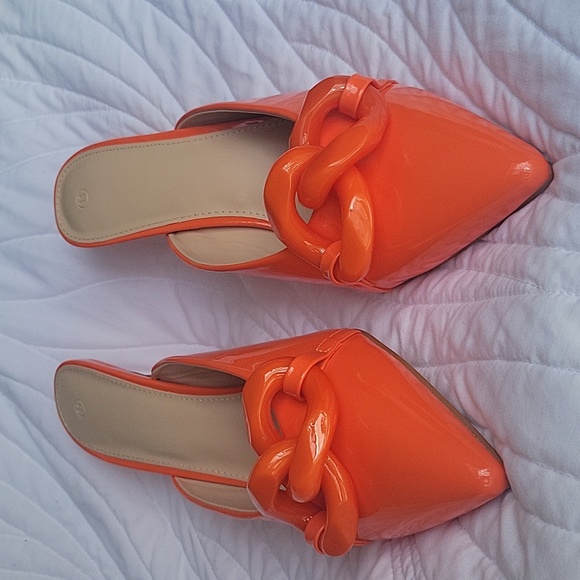 Women’s Pointed Toe Heel Mule Sandals Stiletto Slip On Casual High Heel Shoes - Picture 6 of 9